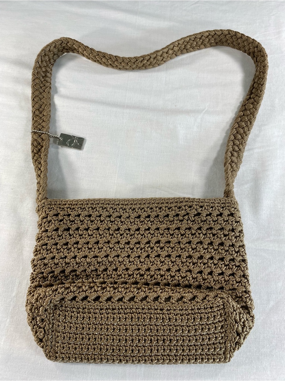 Vintage Lina Crochet Handbag Shoulder Bag Purse Y2K